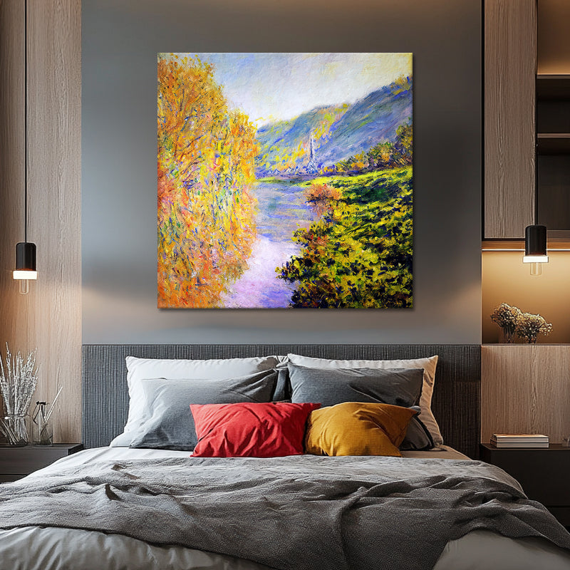 Seine-Ufer bei Jeufosse – Monet