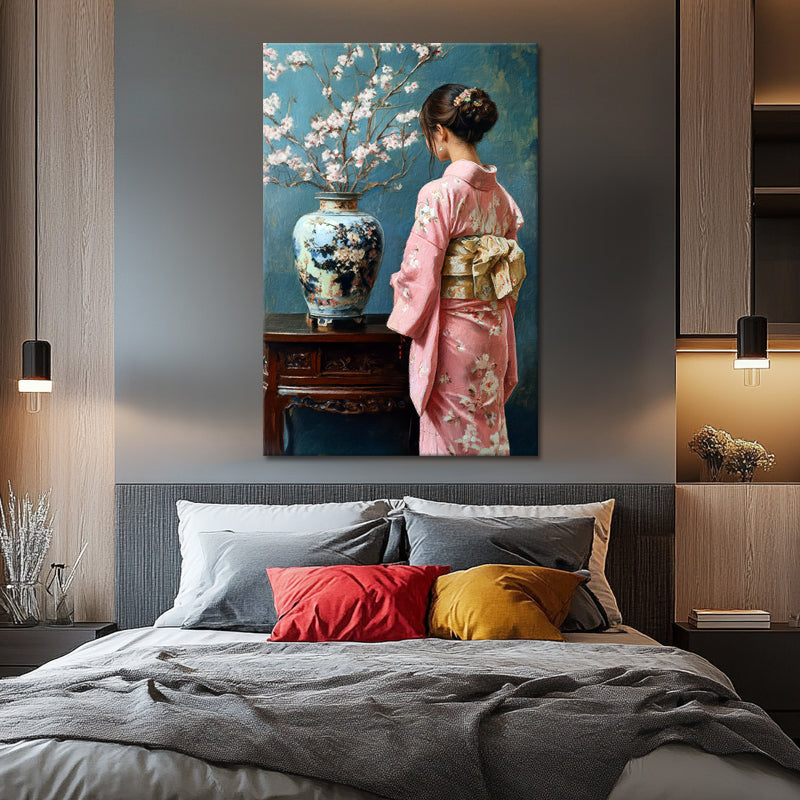 Die japanische Frau Kunst