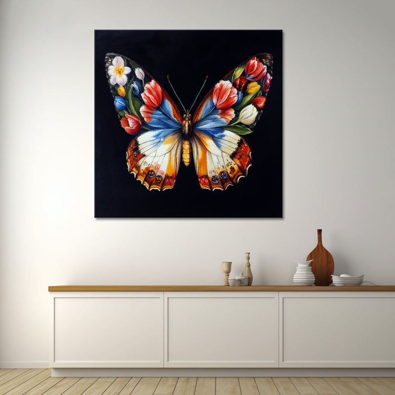 Schmetterling mit Blumen