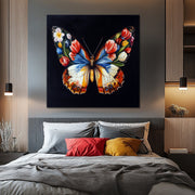 Schmetterling mit Blumen