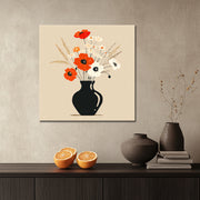 Illustrationen von Vase mit Blumen