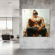 Sitzender Mann III
