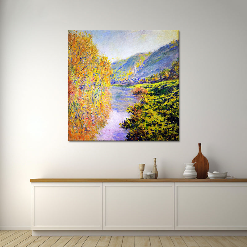 Seine-Ufer bei Jeufosse – Monet