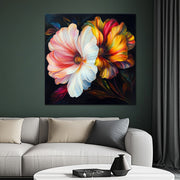 Zwei Blumen Gemälde II