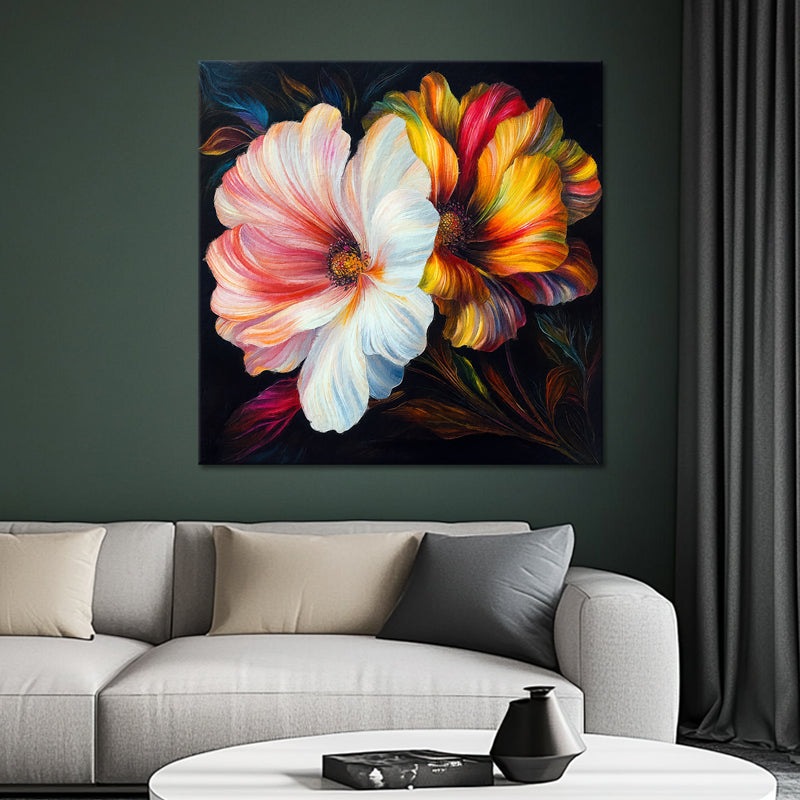 Zwei Blumen Gemälde II