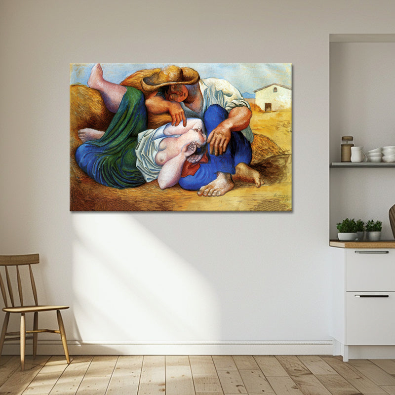 Schlafende Bauern - Picasso