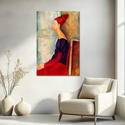 Jeanne Hébuterne in dunkler Kleidung - Amedeo Modigliani