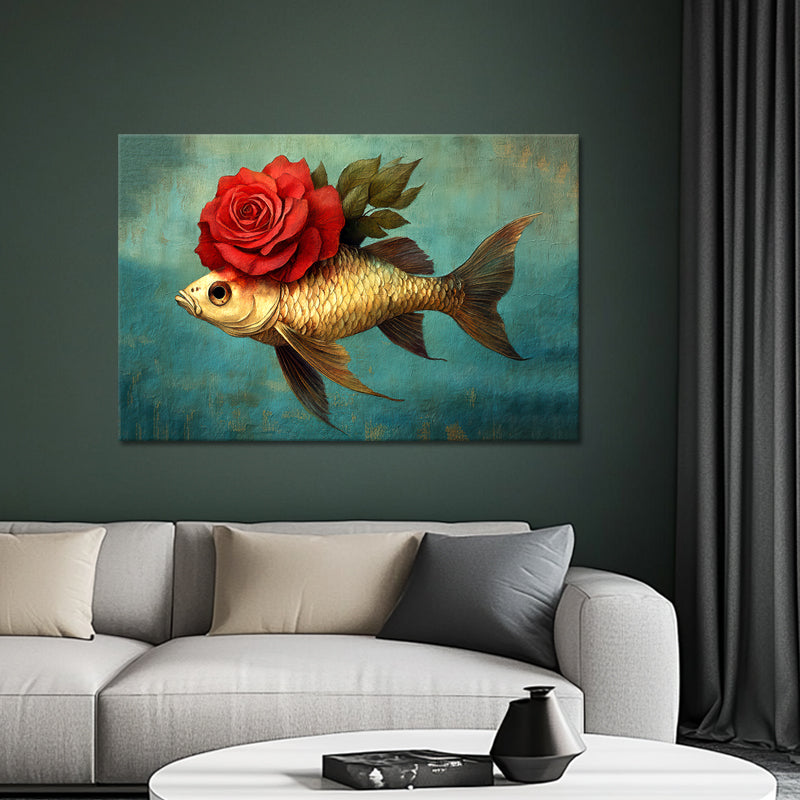 Fisch mit Rose