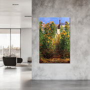 Die Stufen in Vétheuil - Monet