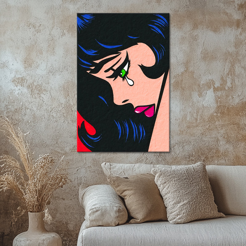Weinende Frau - Roy Lichtenstein