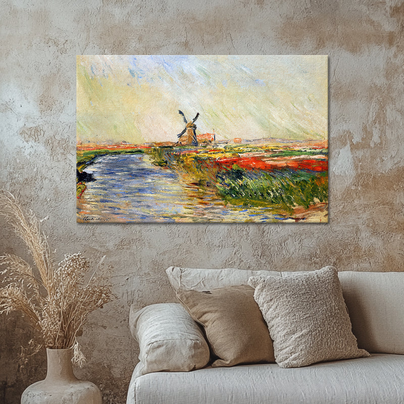 Tulpenfeld in den Niederlanden - Monet