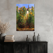 Die Stufen in Vétheuil - Monet