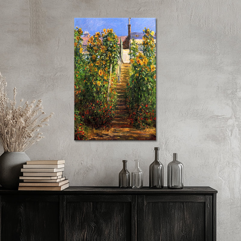 Die Stufen in Vétheuil - Monet