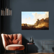 Bergige Landschaft mit Burgruine - Aelbert Cuyp