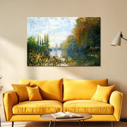 Die Ufer der Seine im Herbst - Monet