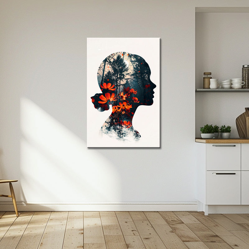 Frau in der Natur