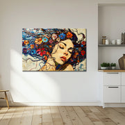 Frau mit Locken II