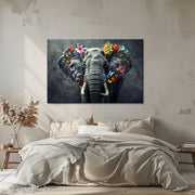 Elefant mit Blumen