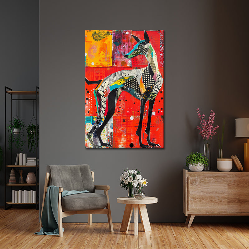 Hund Kubismus Kunst