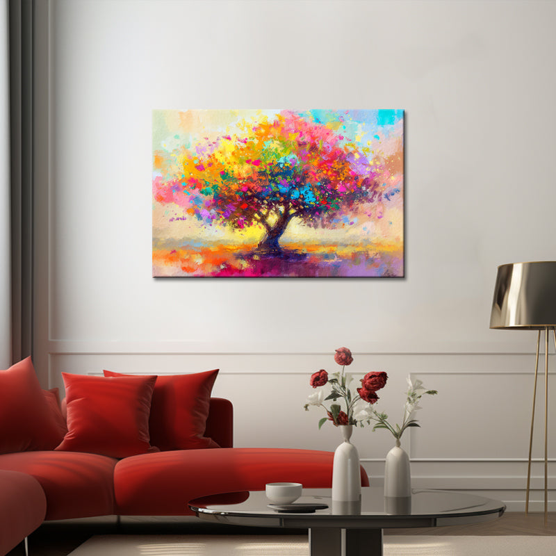 Gemälde Bunter Baum