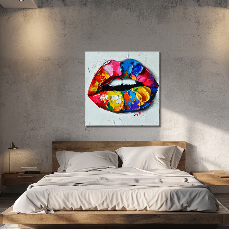 Gemälde Lippen