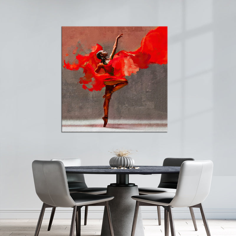 Die Dame in Rot