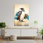 Pinguin-Gemälde