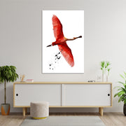 Fliegender Flamingo