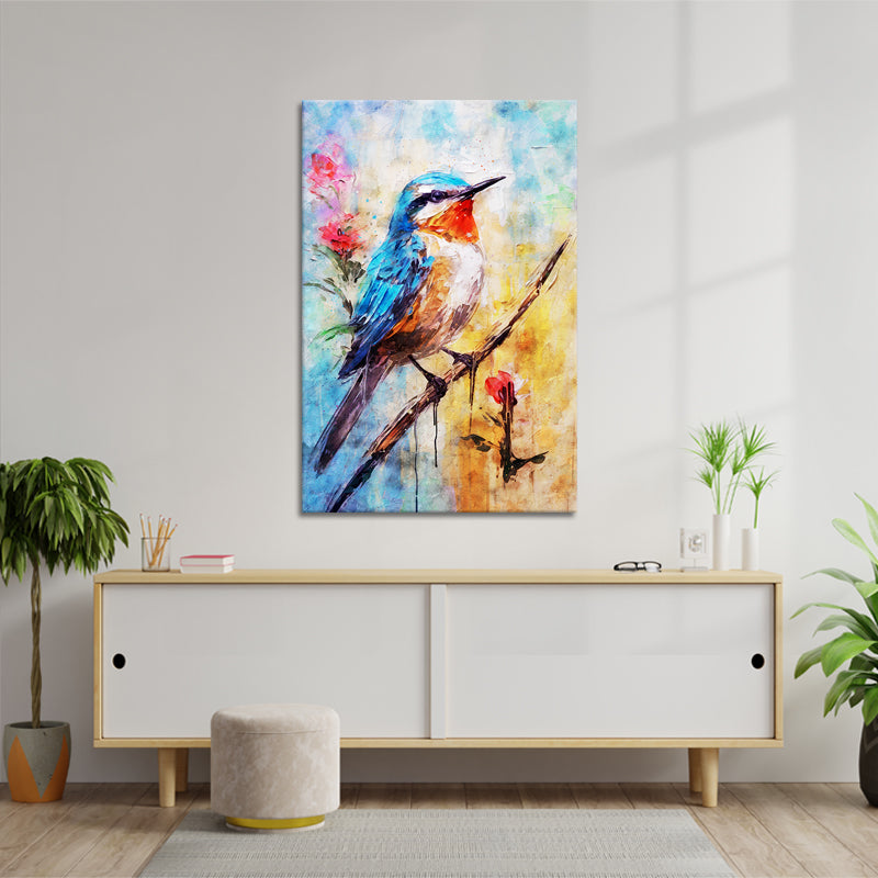 Bunter Vogel