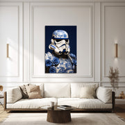 Star Wars-Figuren im Delfter-Blau-Stil