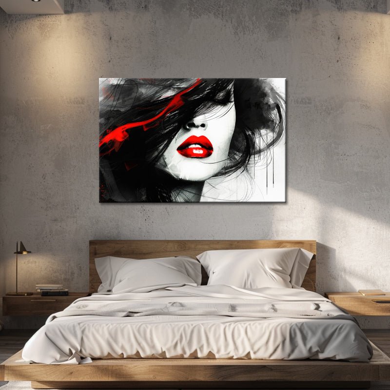 Rote Lippen