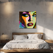Frau in Pop-Art