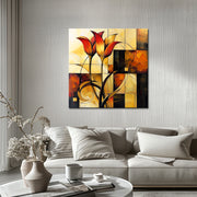 Kunst Abstrakte Blumen
