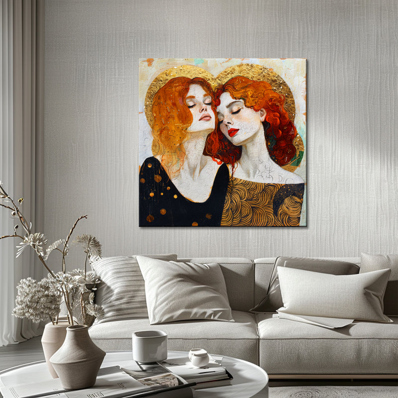 2 schöne Frauen
