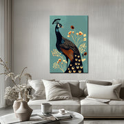 Gemälde der Pfau