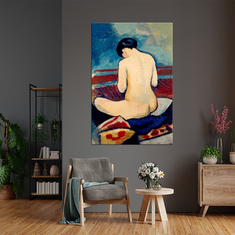 Sitzender Akt mit Kissen – Henri Matisse