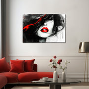 Rote Lippen