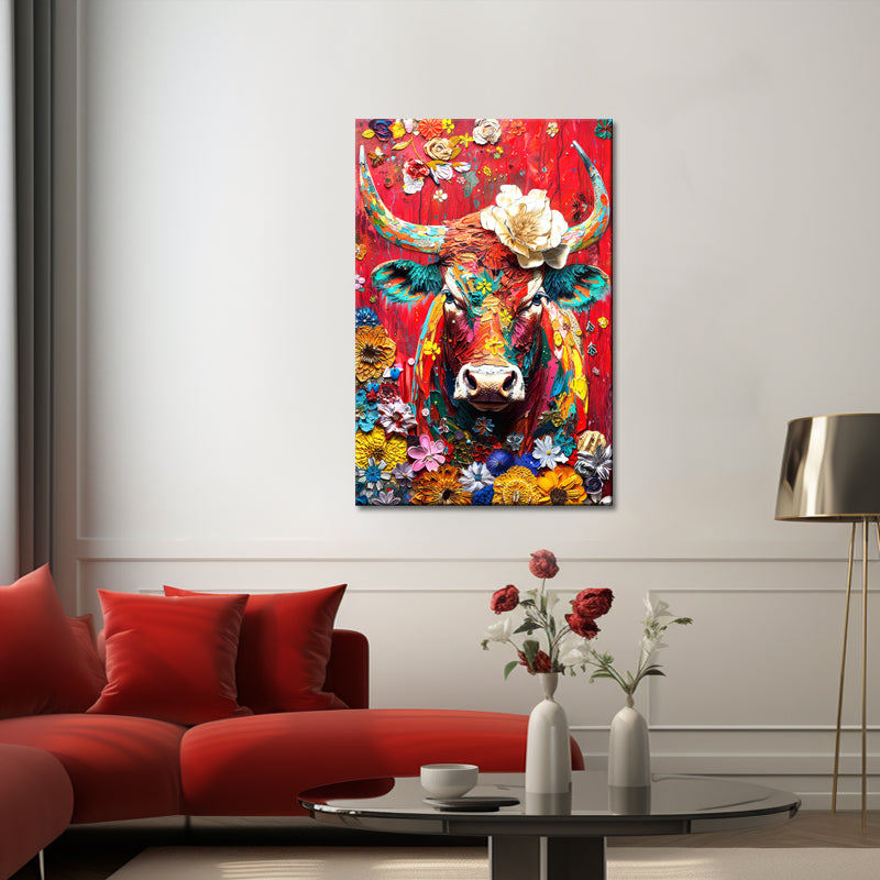 Kuh-Kunstgemälde