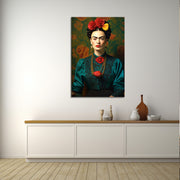 Frida Kahlo mit der Blume