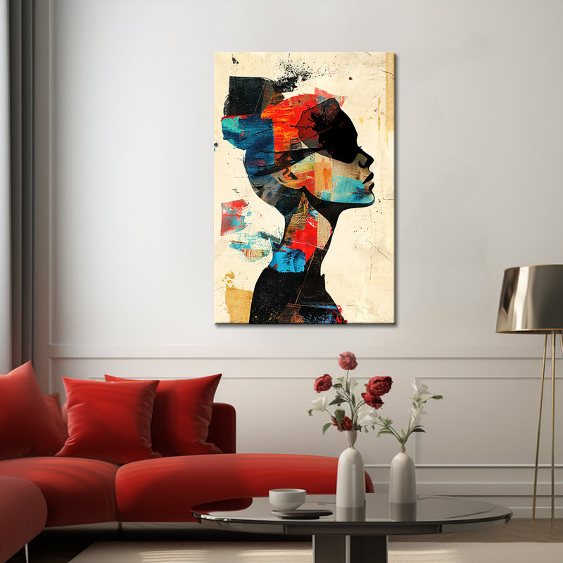 Frau in Abstrakt II