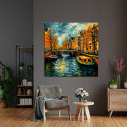 Amsterdam im Van-Gogh-Stil
