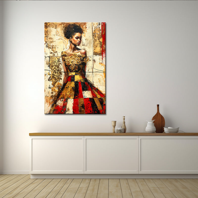 Elegantes Frauengemälde