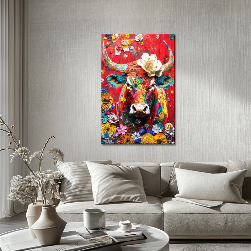 Kuh-Kunstgemälde