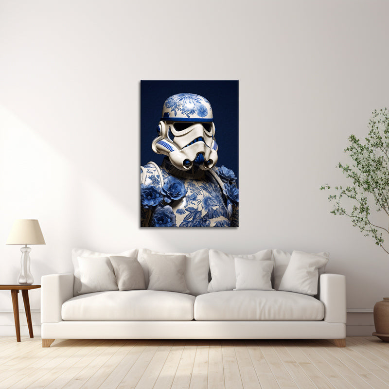 Star Wars-Figuren im Delfter-Blau-Stil