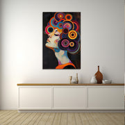Frau mit Locken III
