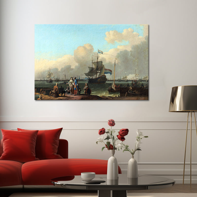 Das IJ vor Amsterdam - Ludolf Bakhuysen
