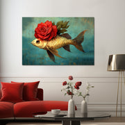 Fisch mit Rose