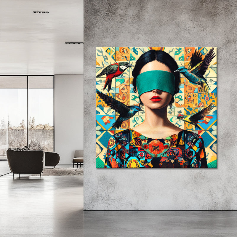 Frau in Mosaik II