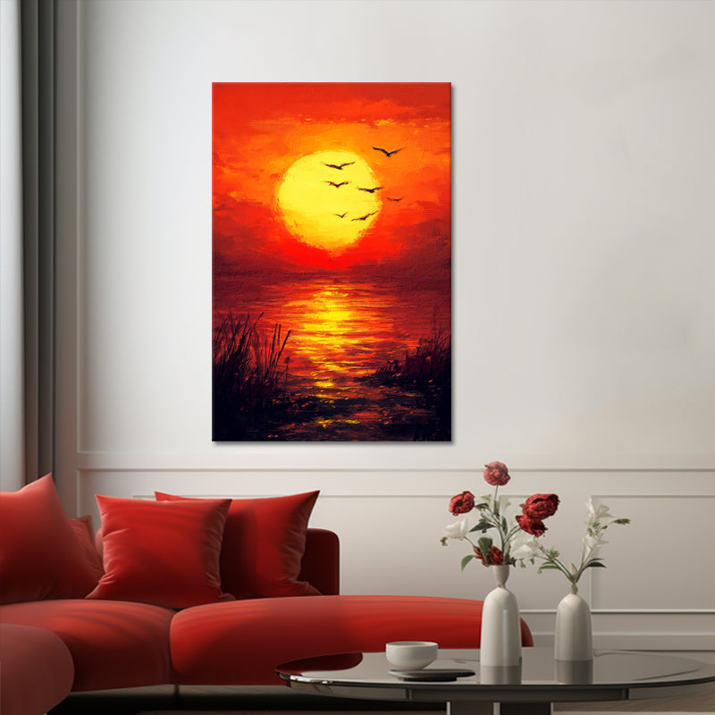 Sonnenuntergang in der Natur
