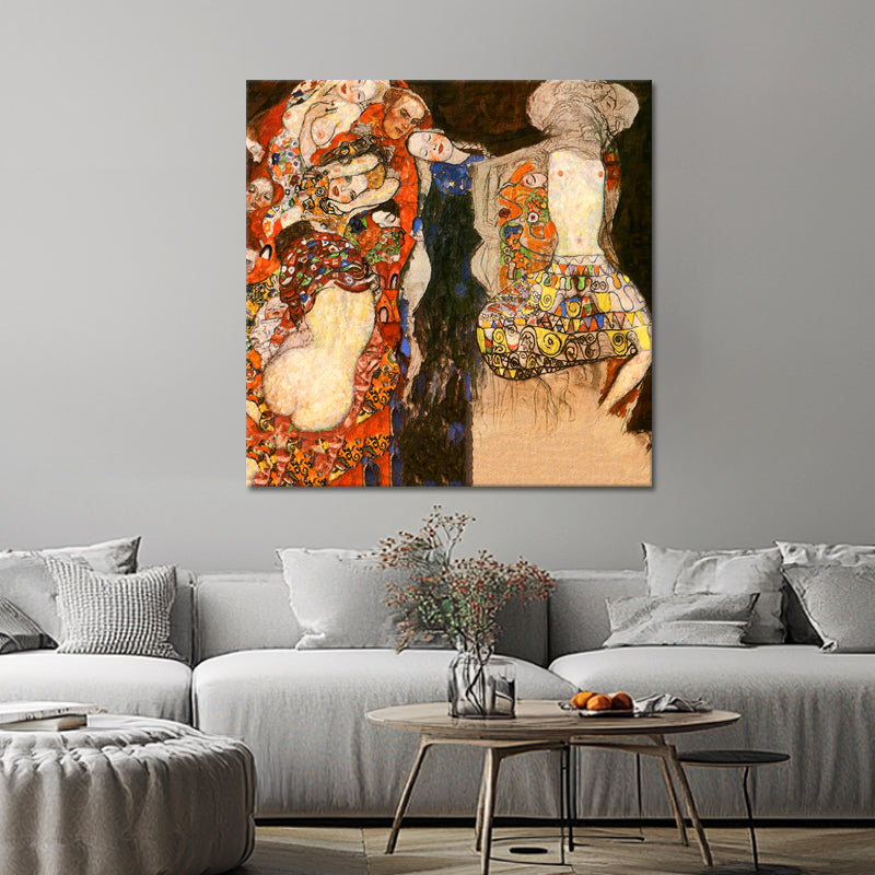 Schmücke die Braut mit Schleier und Kranz - Gustav Klimt